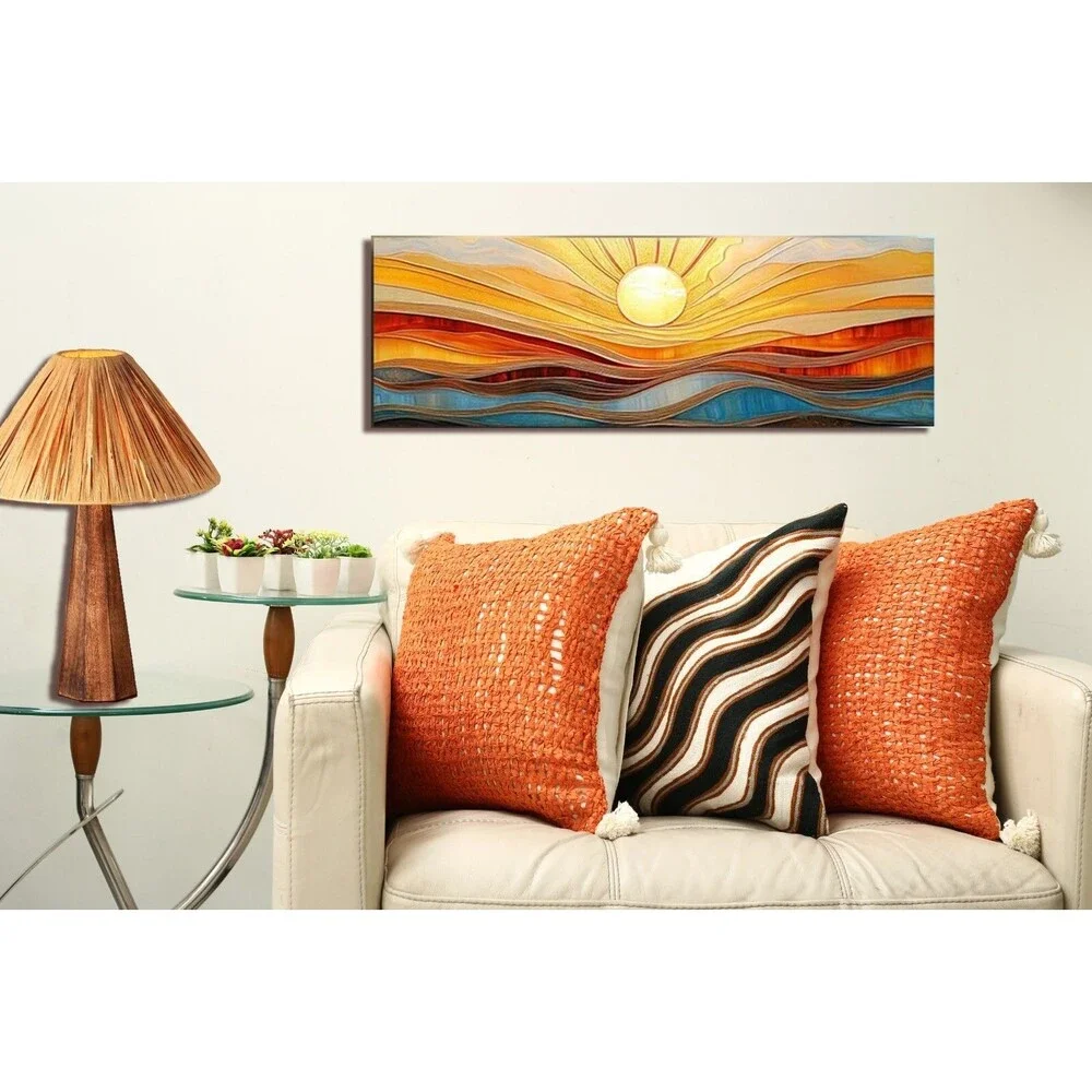 2 PCS Knitted Cushion Cover Square Throw Pillow Case Sofa Decor Crochet 278418